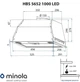 Вытяжка полновстраиваемая Minola HBS 5652 BL 1000 LED - изображение 11