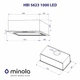 Вытяжка полновстраиваемая Minola HBI 5623 I 1000 LED - изображение 10