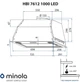 Вытяжка полновстраиваемая Minola HBI 7612 I 1000 LED - изображение 10