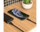 Кабель USB Hoco X53 Angel USB - Lightning Черный 118 медных проводов, ток до 2.4A пищевой силикон. Плоский силиконовый кабель для Apple - изображение 4