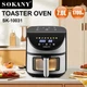 Аэрофритюрница аэрогриль безмасляная Sokany SK-10031 7л электрическая фритюрница 1700 Вт Черная - изображение 2