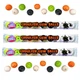 Жевательные конфеты с фруктовой начинкой на Хэллоуин Halloween Dubble Bubble Ghoulish Gum Balls 61г - изображение 1