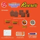 Пряничный Домик с шоколадным печеньем и арахисовым маслом Reese's Halloween Chocolate Cookie House 781г - изображение 3