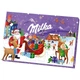 Адвент Календарь с шоколадными фигурками Milka Advent Calendar "Санта с санями" 200г - изображение 1