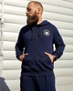 Худі на блискавці синій з нашивками 7 БрТА 2XL - изображение 1