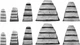 Клини для молотків VOREL 28x32, 25x21, 25x12, 18x10, 17x8 мм 10 шт (99472_fl) - зображення 2