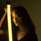 Лампа жезл студийный свет для селфи Ring Light Stick White с дефлектором для блогеров и фотографов 50 см - изображение 6