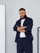 Чоловічий костюм вельветовий Lenato "Marocco" темно-синій 58-60 - зображення 4