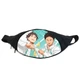 Поясная сумка бананка Волейбол хайкю Haikyuu (GB H 09) Gear Bag черная - изображение 1