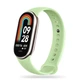 Силиконовый ремешок MRK для фитнес браслета Xiaomi Mi Band 8/9 Светло-зеленый (mrk2427) - изображение 1