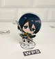 Акриловая коллекционная фигурка Чиби Chibi Атака титанов Микаса Аккерман 10 см - изображение 2
