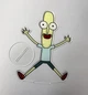 Акриловая коллекционная фигурка Рик и Морти Мр. Жопосранчик Mr. Poopybutthole 17 cм - изображение 4