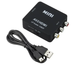 Конвертер AV2HDMI перехідник RCA тюльпан на HDMI upscaler FullHD Black - изображение 4