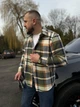 Рубашка мужская MonsterBrand теплая 4XL (58) хаки - изображение 3