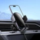 Держатель в авто с беспроводной зарядкой 15W Baseus LightChaser Series Electric Car Mount (C40355900121-00) Black - изображение 2