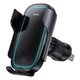 Тримач в авто з бездротовою зарядкою Baseus Milky Way Pro Wireless Charging Electric Car Mount 15W (C40357000111-00) Black - зображення 3