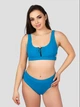 Купальник мягкий топ рубчик Z.Five 86231 синий XL - изображение 1