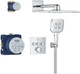 Душовий гарнітур прихованого монтажу з термостатом GROHE Grohtherm SmartControl Rainshower SmartActive 310 Cube 34864000 - зображення 3