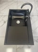 Набір Мийка Lidz 7849LHM ліва чорна та змішувач для кухні Kroner — SCH035PVD (SD00049749L) - зображення 4