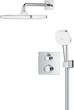 Душевой гарнитур скрытого монтажа с термостатом GROHE Grohtherm Tempesta 250 Cube 34871000 - изображение 4