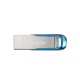 Флеш память флешка SanDisk Ultra Flair 32Gb USB 3.0 150Mb/s Silver-Blue (SDCZ73-032G-G46B) - изображение 2