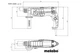 Перфоратор SDS-PLUS, 800Вт, 2,4Дж, KHE 2445 3реж, 2.8 кг, чемодан, 601709500, Metabo - зображення 4