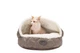 Лежаки Harley and Cho Cover Brown Лежак з капюшоном для собак та котів L (2412035) - зображення 3