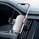 Автомобільний Гравітаційний утримувач Baseus Metal Age 2 Gravity Air Outlet Car Mount Дефлектор Сірий - зображення 2