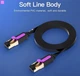 Патч корд Vention мережевий кабель Cable Cat7 Network Gamer 600 МГц 10 г Xbox Ps4 600 МГц 1 м Black (ICABF) - зображення 12