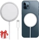 Беспроводная зарядка для apple iPhone 12 MagSafe Charger Foxconn White (A03896) + Подарок Кабель для Apple Lightning - изображение 1