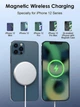 Беспроводная зарядка для apple iPhone 12 MagSafe Charger Foxconn White (A03896) + Подарок Кабель для Apple Lightning - изображение 2