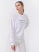 Свитшот женский NA-KD 1660-000228-0001 2XS Белый с принтом (7325942980870) - изображение 1