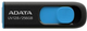 Pendrive ADATA UV128 256GB USB 3.0 Black/Blue (AUV128-256G-RBE) - obraz 1