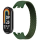 Ремінець тканинний Braided Mono Loop MRK для фітнес браслета Xiaomi Mi Band 8/9, розмір (S) 150mm Хакі (mrk3971) - зображення 1