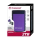 USB HDD накопитель Transcend StoreJet 25H3P 2TB USB 3.0 Anti-Shock (TS2TSJ25H3P) - изображение 4