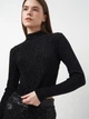 Топ женский H&M 0931444_черн M Черный (KZ2000001100943) - изображение 4