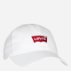 Дитяча кепка для хлопчика Levi's Lan Core Batwing Curve Brimcap 9A8329-001 One Size Біла (3665115212624) - зображення 1