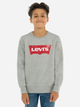 Підлітковий світшот для хлопчика Levi's Lvb-Batwing Crewneck Sweatshirt 9E9079-C87 146-152 см Сірий (3665115046144) - зображення 1