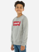 Підлітковий світшот для хлопчика Levi's Lvb-Batwing Crewneck Sweatshirt 9E9079-C87 170-176 см Сірий (3665115046168) - зображення 3