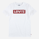 Koszulka chłopięca Levi's Lvb Short Sleeve Graphic Tee Shirt 9EE551-001 134-140 cm Biała (3665115674187) - obraz 1