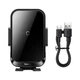 Тримач в авто з бездротовою зарядкою Baseus Halo Electric Wireless Charging Car Mount 15W (SUDD000001) Black - изображение 8