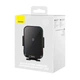 Тримач в авто з бездротовою зарядкою Baseus Halo Electric Wireless Charging Car Mount 15W (SUDD000001) Black - изображение 15