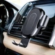 Тримач в авто з бездротовою зарядкою Baseus Gravity Car Mount (WXYL-01) Black - зображення 2