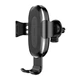 Тримач в авто з бездротовою зарядкою Baseus Gravity Car Mount (WXYL-01) Black - зображення 4