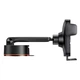 Тримач в авто з бездротовою зарядкою Qi 15W Baseus Wisdom Auto Alignment Car Mount Wireless Charger (CGZX000101) Black - зображення 4