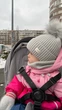 Детский шарф-снуд зимний DoRechi One size Серый - изображение 2