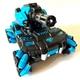 Танк на радіокеруванні (2019-16 C) 2 кольори, пульт+браслет, роликові колеса, звук, підсвічування, стріляє орбізами, акум. 3,7 V - зображення 6