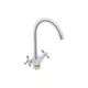 Смеситель для кухни Lidz Lamb 278F двухвентильный LDLAM278FCRM35071 Chrome - изображение 1