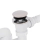 Сифон для ванни Lidz (WHI) 6003V00202 з ревізією (вихід 50 мм) - зображення 3