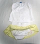 Детский комплект (туника + юбка-трусики) Garden baby трикотажный Златовласка (6879) 68 см белый желтый - изображение 2